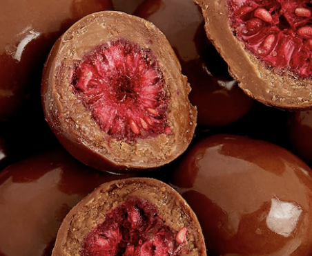 Milk Chocolate Raspberries
